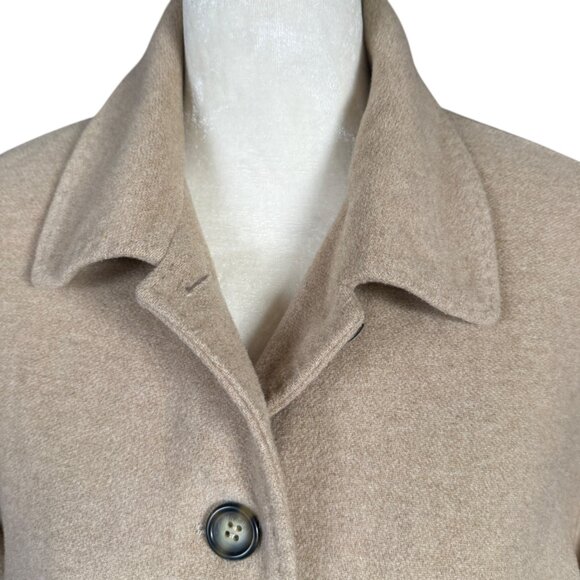 Jax Country fully lined long sleeve collared button down beige blazer jacket - Picture 6 of 8